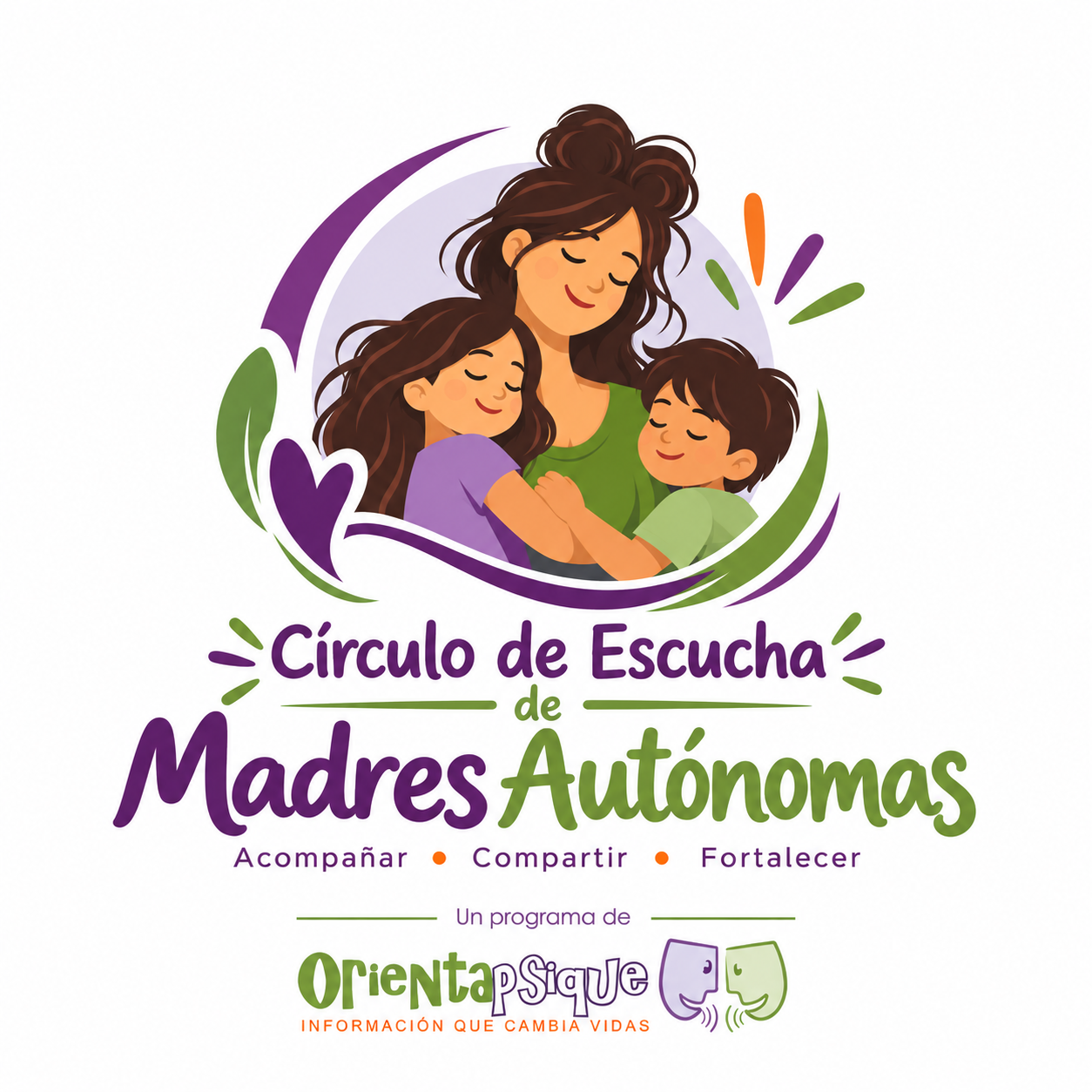 Logotipo del Círculo de Escucha de Madres Autónomas de Orientapsique